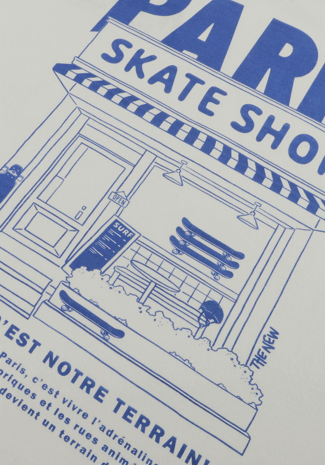 THE NEW T-shirt TNSEYMORE Blanc - large