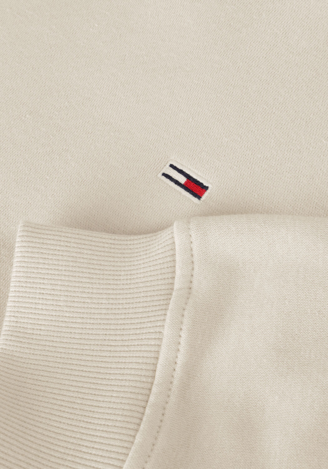 TOMMY JEANS Pull TJM REG S FLAG CREW en beige - large