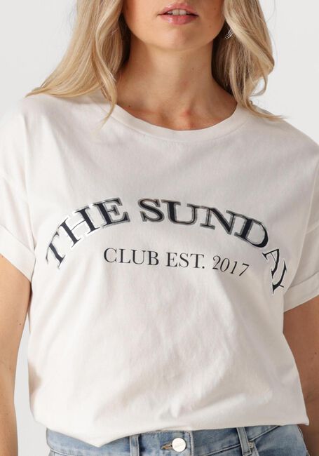 NUKUS T-shirt MEIKE SHIRT THE SUNDAY en blanc - large
