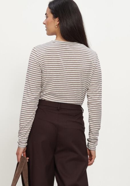 Bruine AIMEE THE LABEL Tops & T-shirts ZENOLUCAW6 STRIPED LS - large