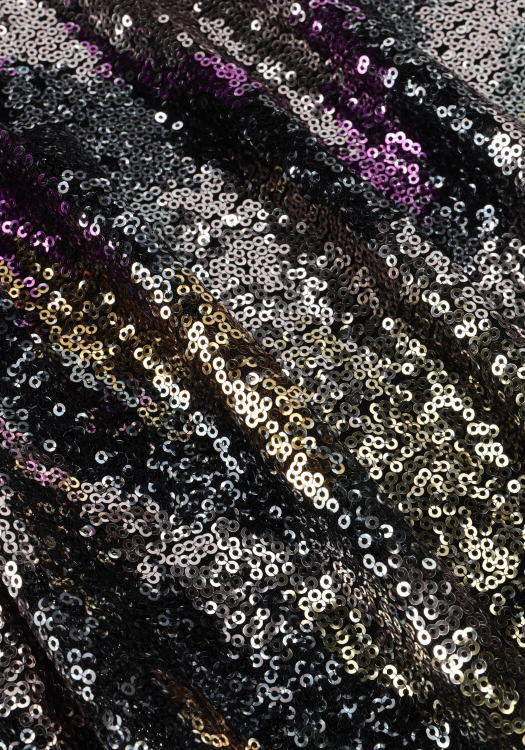 Paarse LOUIZON Mini jurk DISCO - large