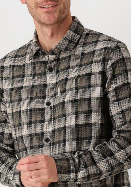 CAST IRON LONG SLEEVE SHIRT DOBBY YARN DYED CHECK Chemises en marron - large