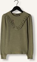 NOBELL KOBO GIRLS CABLE JERSEY TSHIRT L/SL OLIVE GREEN Hauts & T-shirts Olive NOBELL KOBO GIRLS CABLE JERSEY TSHIRT L/SL OLIVE GREEN Hauts & T-shirts Olive - medium