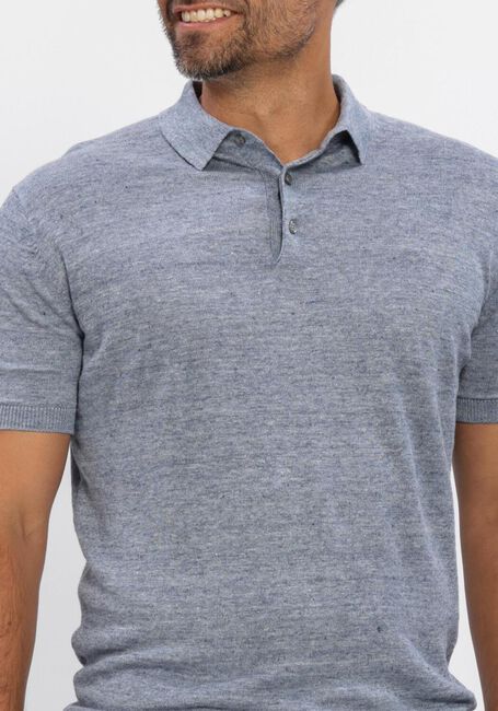 Blauwe GENTILUOMO Polo POLO 3 BUTTINS - large