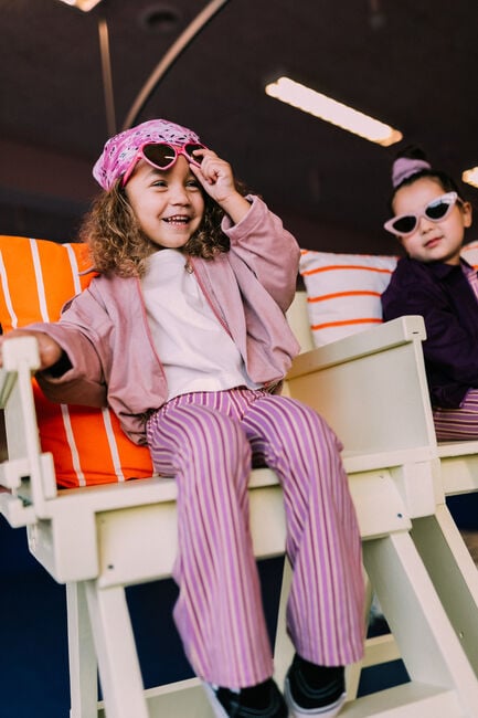 Paarse JACKY SUE Legging CHARLIE PANTS - large