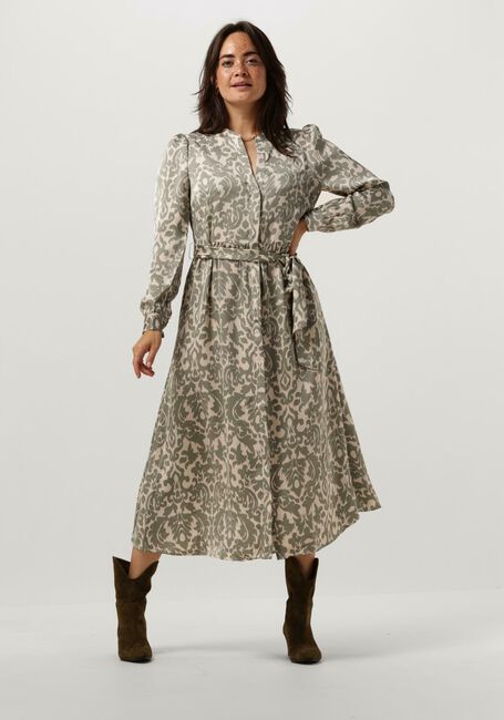 NEO NOIR Robe midi CILIAN FLOWER BLUR DRESS en vert - large