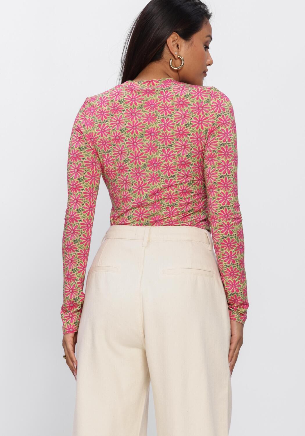 YDENCE Haut TOP CHRISTINE en rose - large