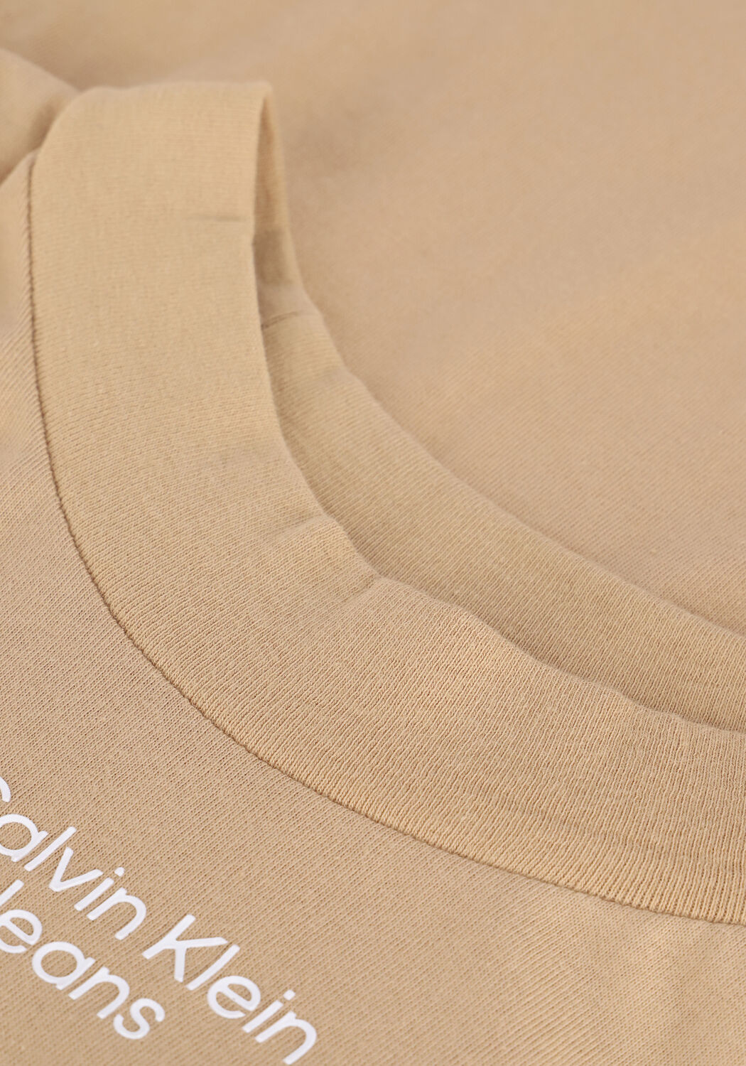 CALVIN KLEIN T-shirt STACKED LOGO LOOSE TEE Sable - large