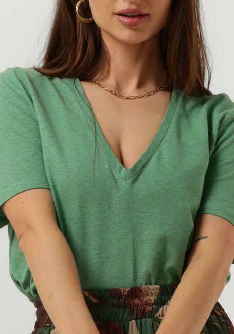 ACCESS Haut SHORT-SLEEVE V BLOUSE en vert - large
