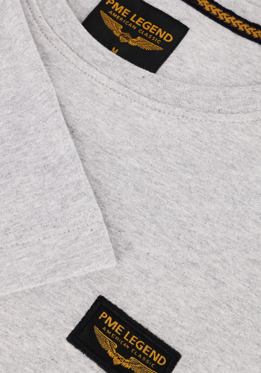 Grijze PME LEGEND T-shirt SHORT SLEEVE R-NECK GUYVER TEE - large