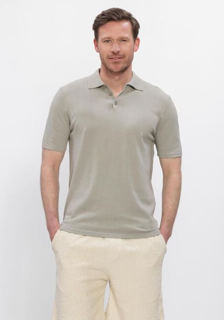 THE GOODPEOPLE Polo PLAN en beige - large