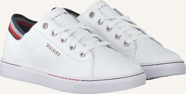 Witte TOMMY HILFIGER Sneakers GLITTER DETAIL CITY Witte TOMMY HILFIGER Sneakers GLITTER DETAIL CITY - large