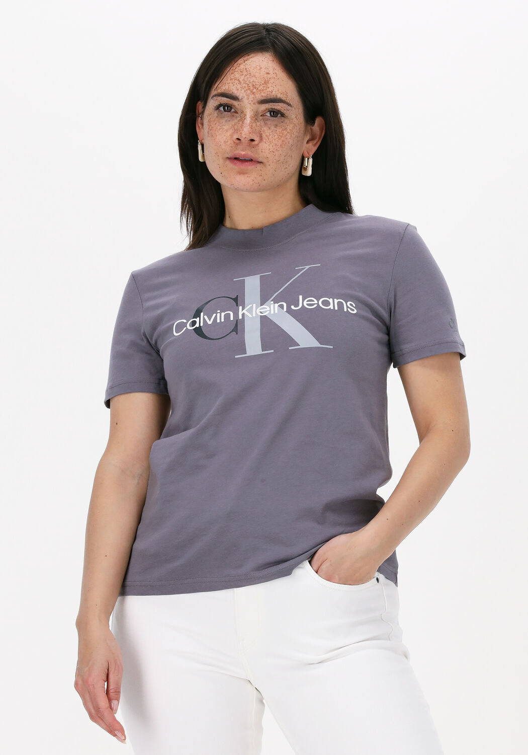 Calvin klein shirt grijs top