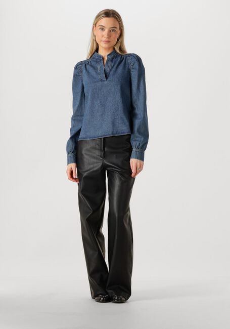 NEO NOIR ROSSLYN DENIM BLOUSE Blouses en bleu - large