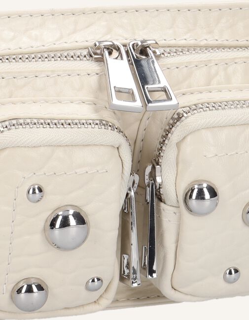 Witte NÚNOO Schoudertas HELENA STUDS NEW ZEALAND Witte NÚNOO Schoudertas HELENA STUDS NEW ZEALAND - large