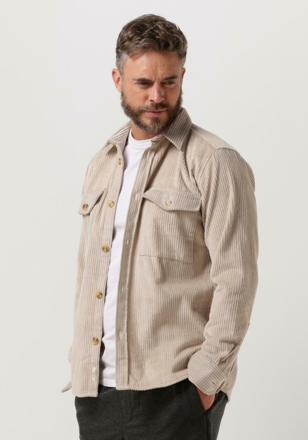 Creme FORET Overshirt DENSE CORDUROY OVERSHIRT Omoda