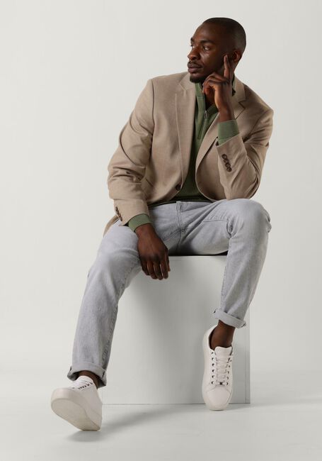 SELECTED MEN Pull SLHBERG HALF ZIP CARDIGAN NOOS en vert - large