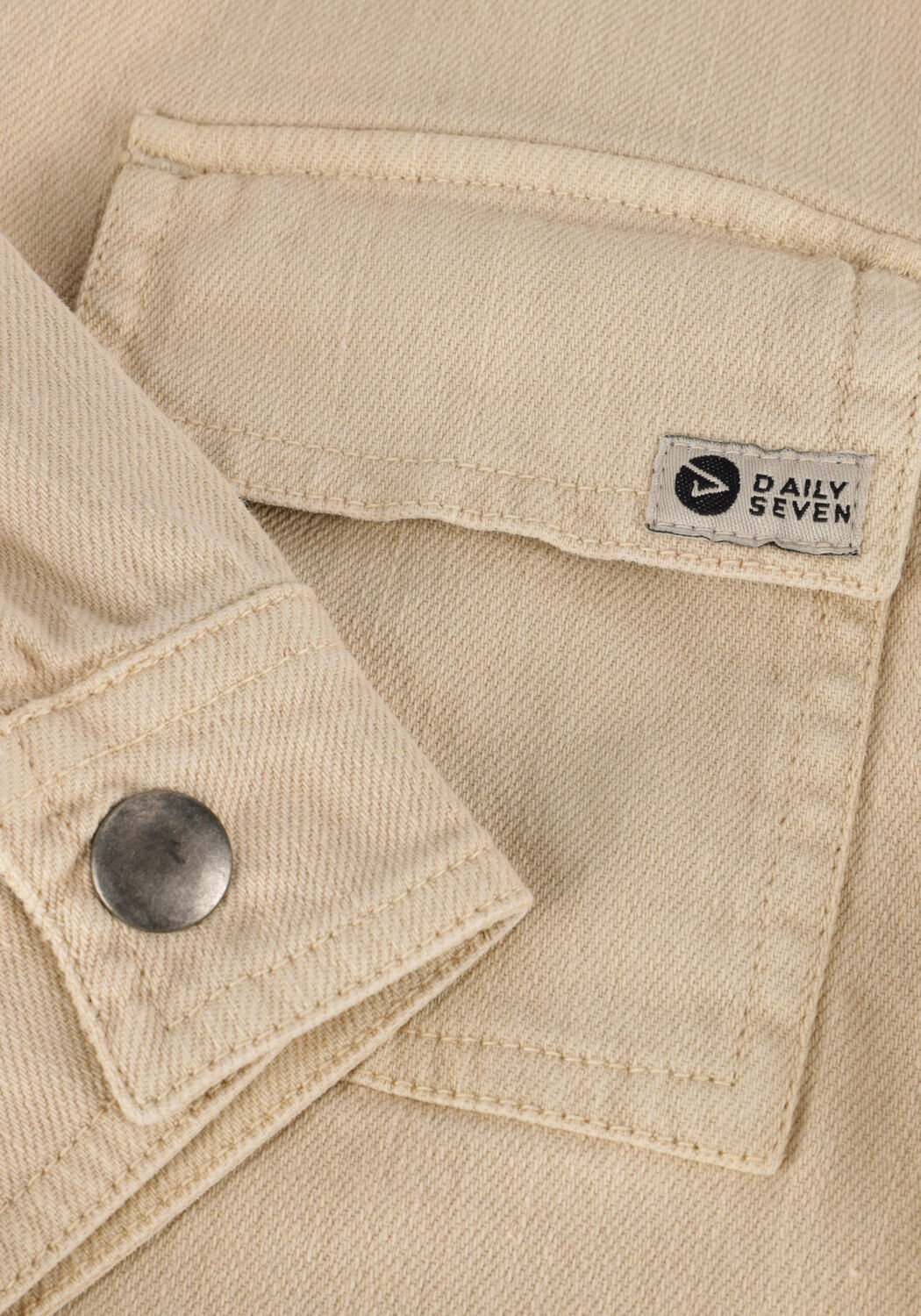 Beige DAILY7 Overhemden SHIRT JACKET TWILL - large