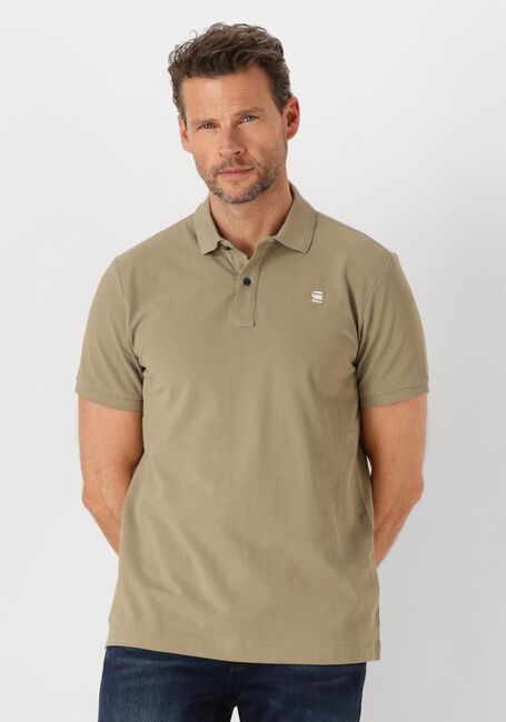 G-STAR RAW Polo DUNDA SLIM POLO S\S Kaki - large