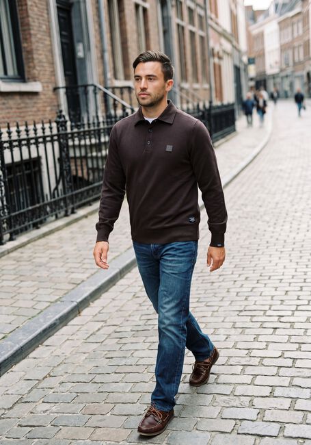 Bruine BUTCHER OF BLUE Polo CLIFDEN CO POLO - large