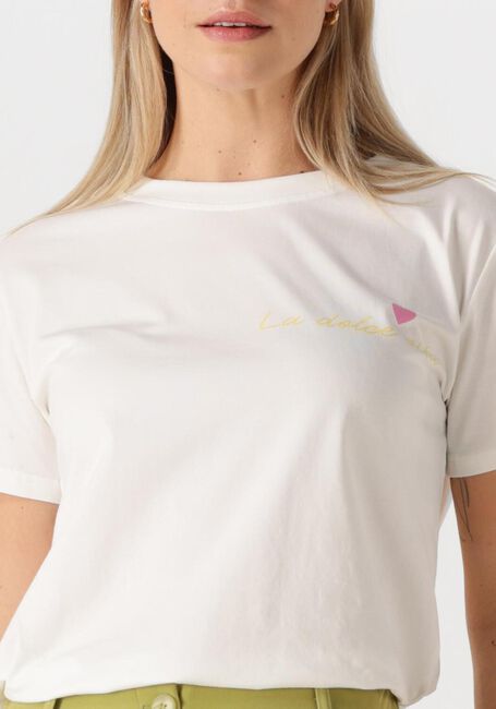 YDENCE T-shirt T-SHIRT LA DOLCE VITA en blanc - large