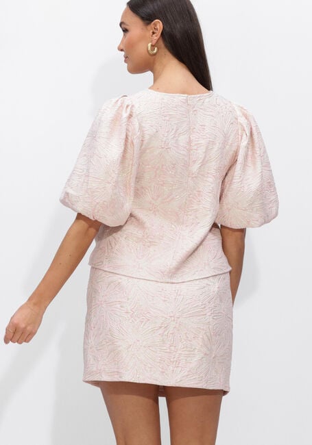 Lichtroze NOTRE-V Top NV-HENNIE BROCADE TOP - large