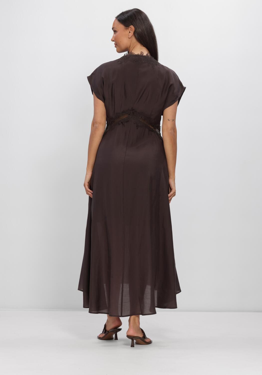 COPENHAGEN MUSE Robe midi CMMOLLY-DRESS en marron - large