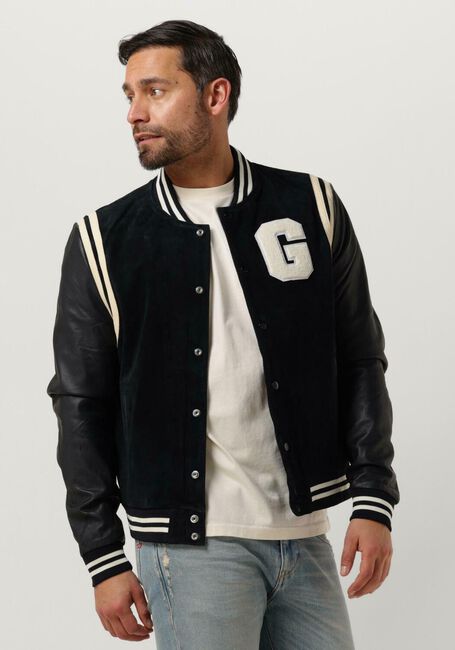 Donkerblauwe GOOSECRAFT Jack GC MELROSE BOMBER - large