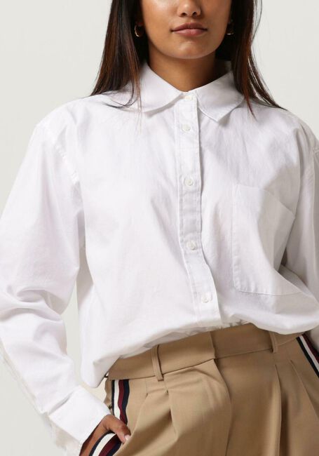 TOMMY HILFIGER OXFORD OVERSIZED SHIRT LS Blouses en blanc - large