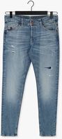 Blauwe CAST IRON Slim fit jeans RISER SLIM SOFT SUMMER VINTAGE