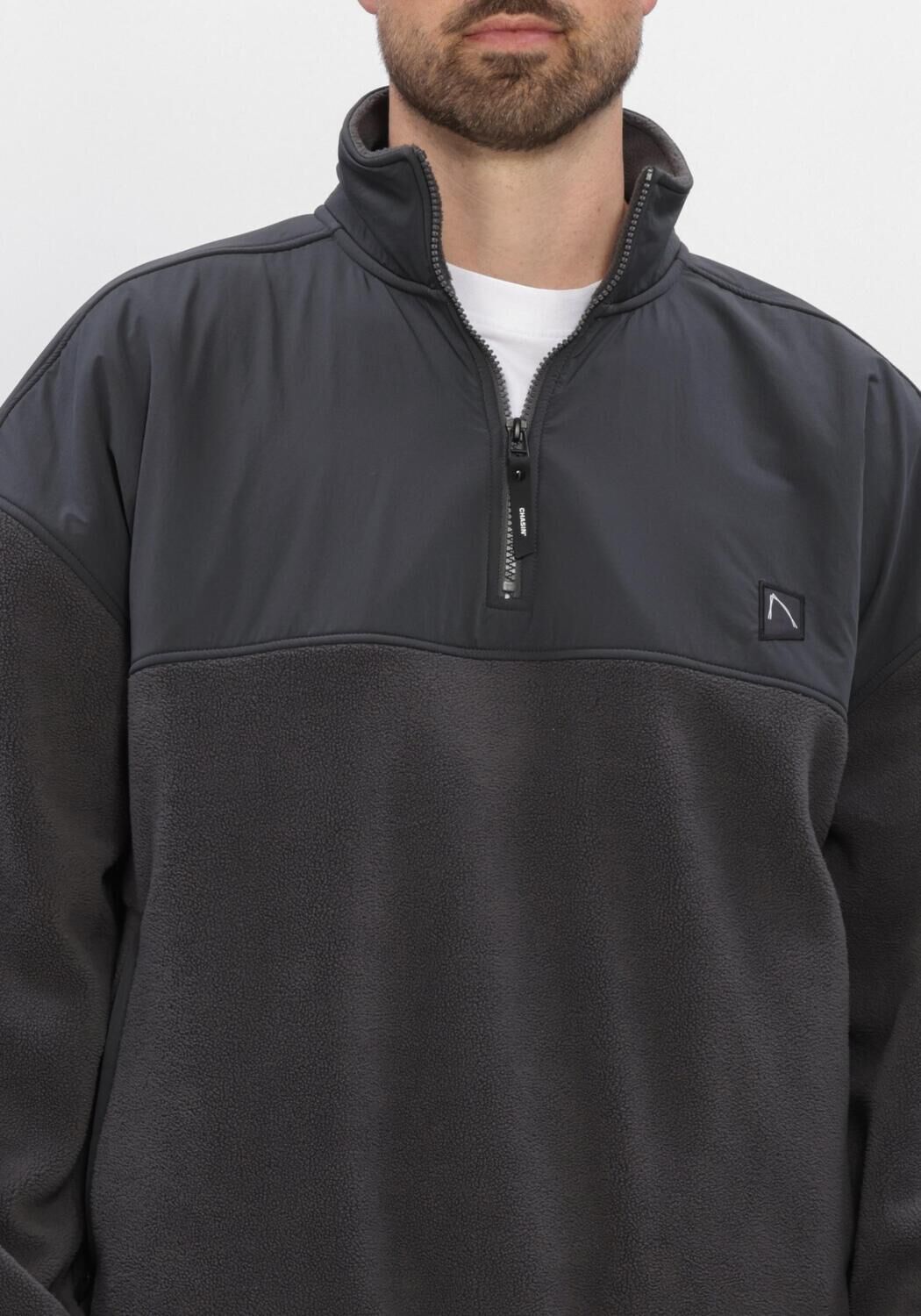 CHASIN Pull RIDGE HALF ZIP Anthracite - large