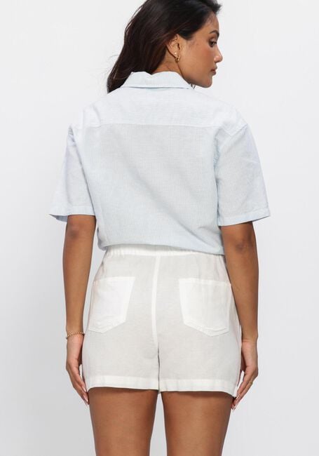 TOMMY JEANS TJW TIE FRONT LINEN SHIRT Blouses Bleu clair - large