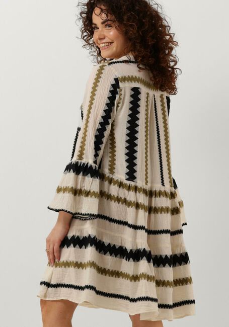 Gebroken wit DEVOTION Mini jurk ELLA - large