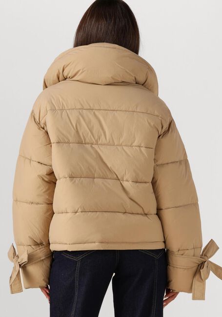 Beige CO'COUTURE Gewatteerde jas MEGAN CROPPED PUFFER JACKET - large