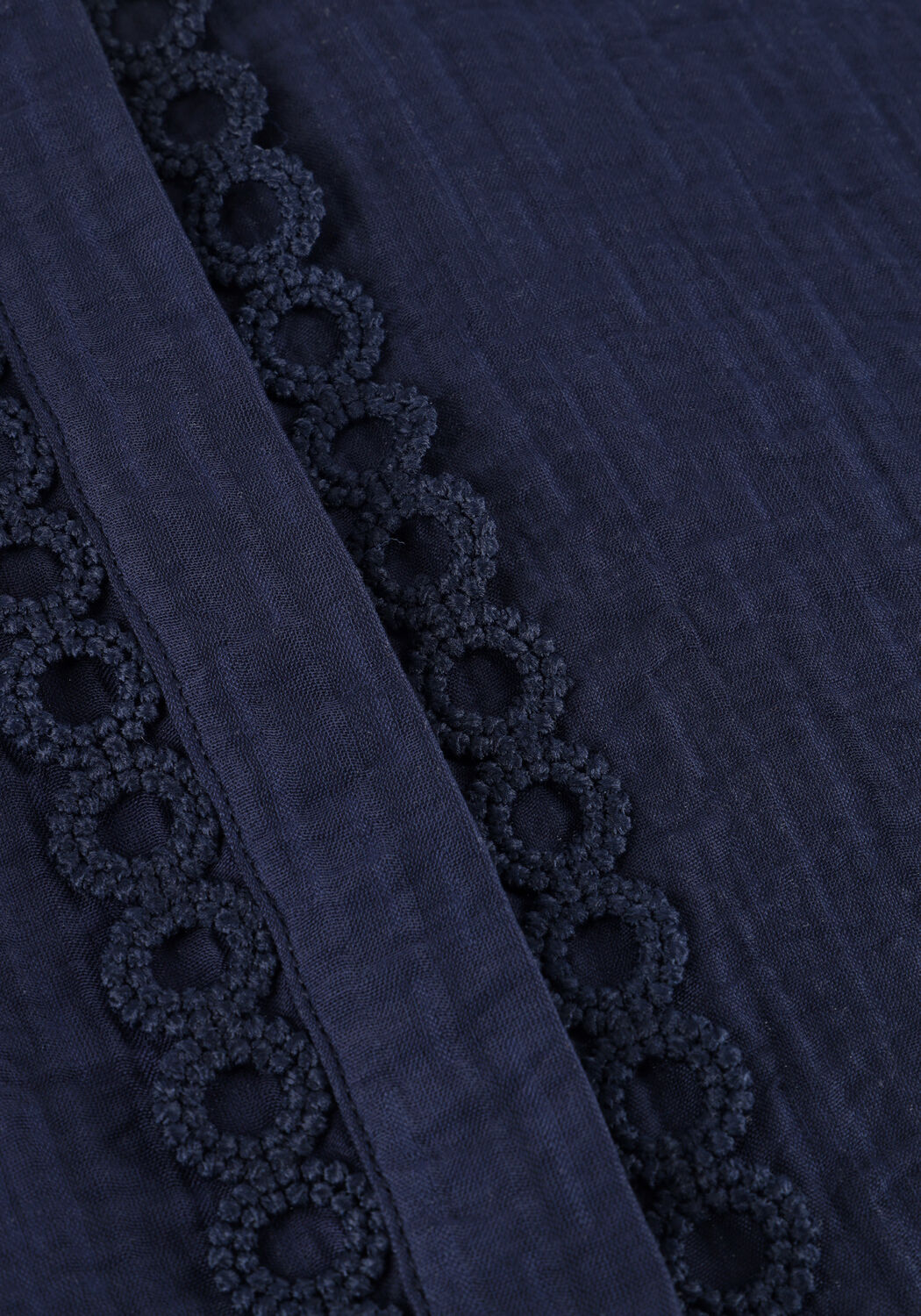 Donkerblauwe CO'COUTURE Tops & T-shirts TASSY LACE SHIRT - large