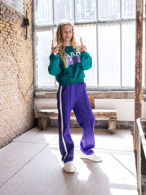 LOOXS 10sixteen Pantalon large 2531-5601 en violet - large