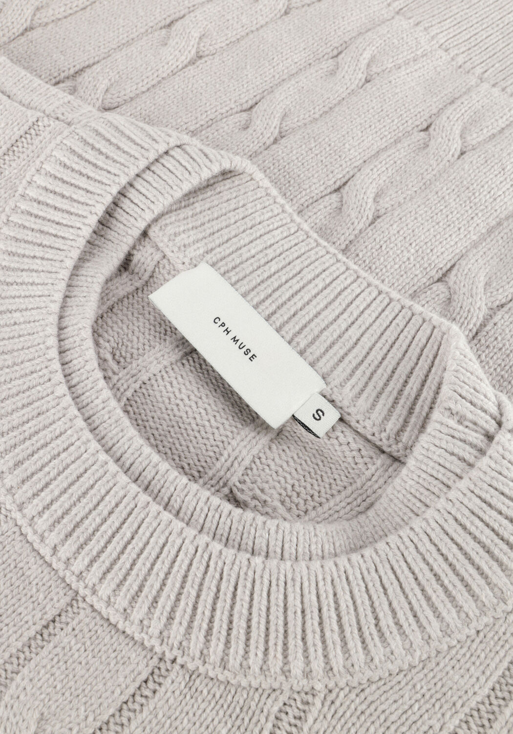 COPENHAGEN MUSE Pull CMKOTOM-PULLOVER Gris clair - large