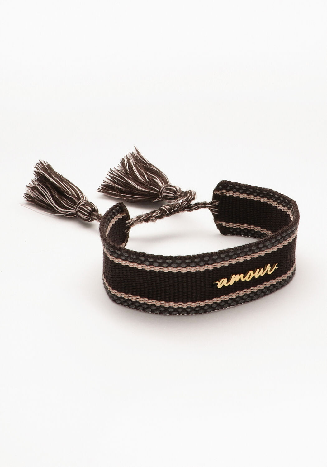 Groene NOTRE-V Sieraad TOUW ARMBANDJE AMOUR