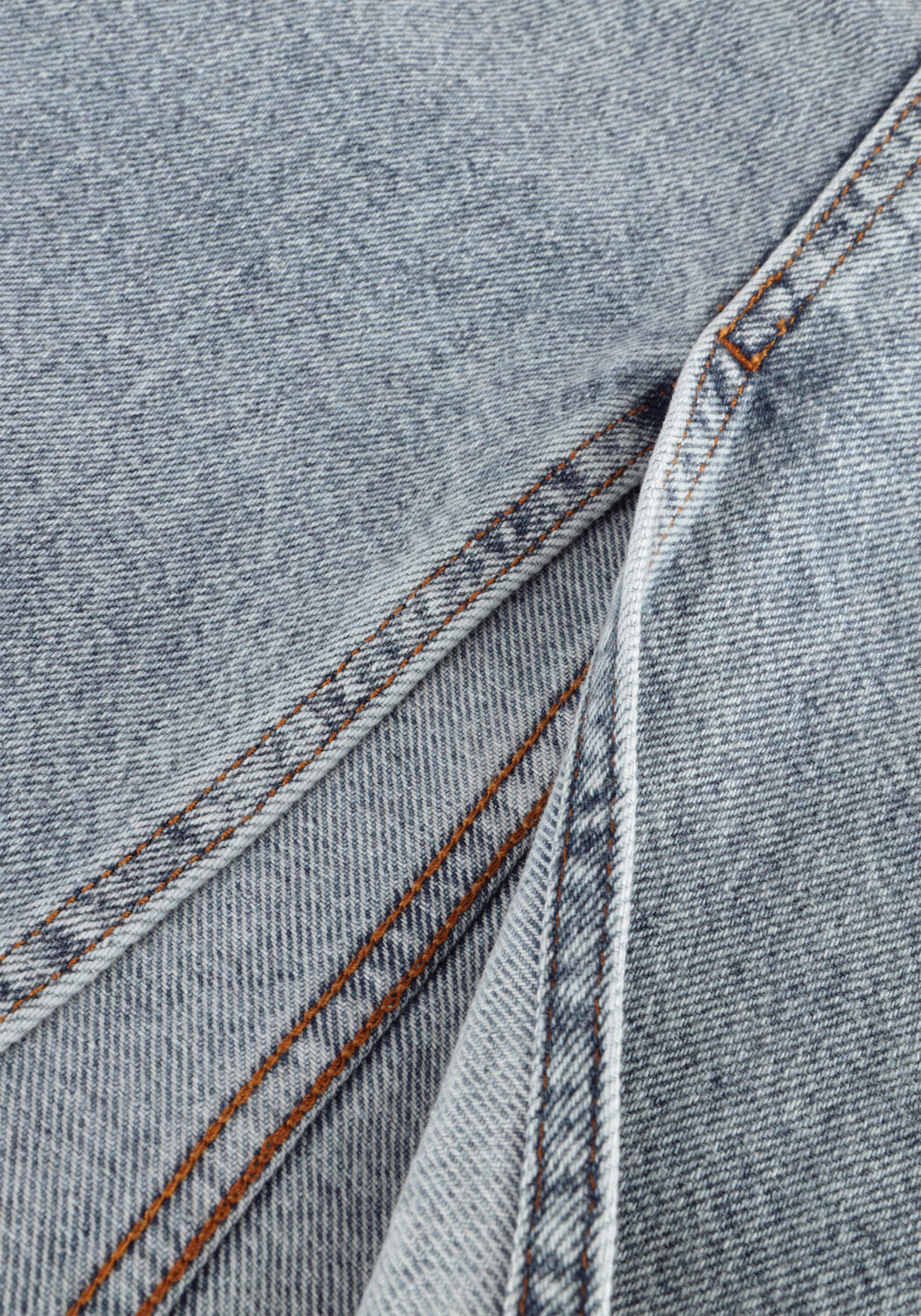 BY-BAR Jupe midi ELBA DENIM SKIRT en bleu - large