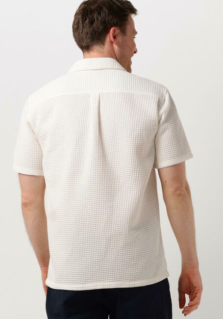 ANERKJENDT Chemise d&eacute;contract&eacute; AKLEON S/S WAFFLE SHIRT en blanc - large
