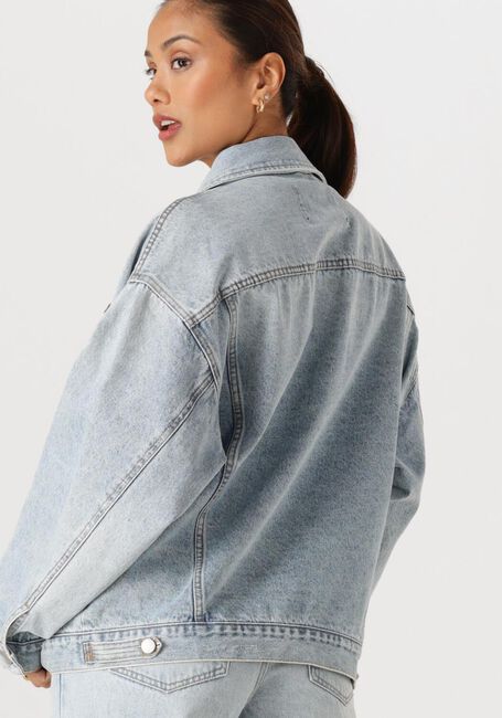 Lichtblauwe WITHBLACK Spijkerjas WBLMARTHA DENIM JACKET - large