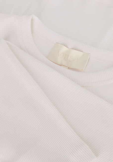 Witte NOTRE-V Tops & T-shirts NV-EELKE ROUND NECK Witte NOTRE-V Tops & T-shirts NV-EELKE ROUND NECK - large