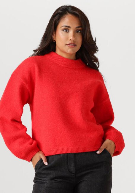 ANOTHER LABEL Pull DYLOU KNITTED PULL L/S en rouge - large