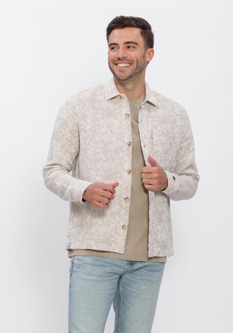 CAST IRON LONG SLEEVE SHIRT JACQUARD 2 TONE Surchemises en blanc - large