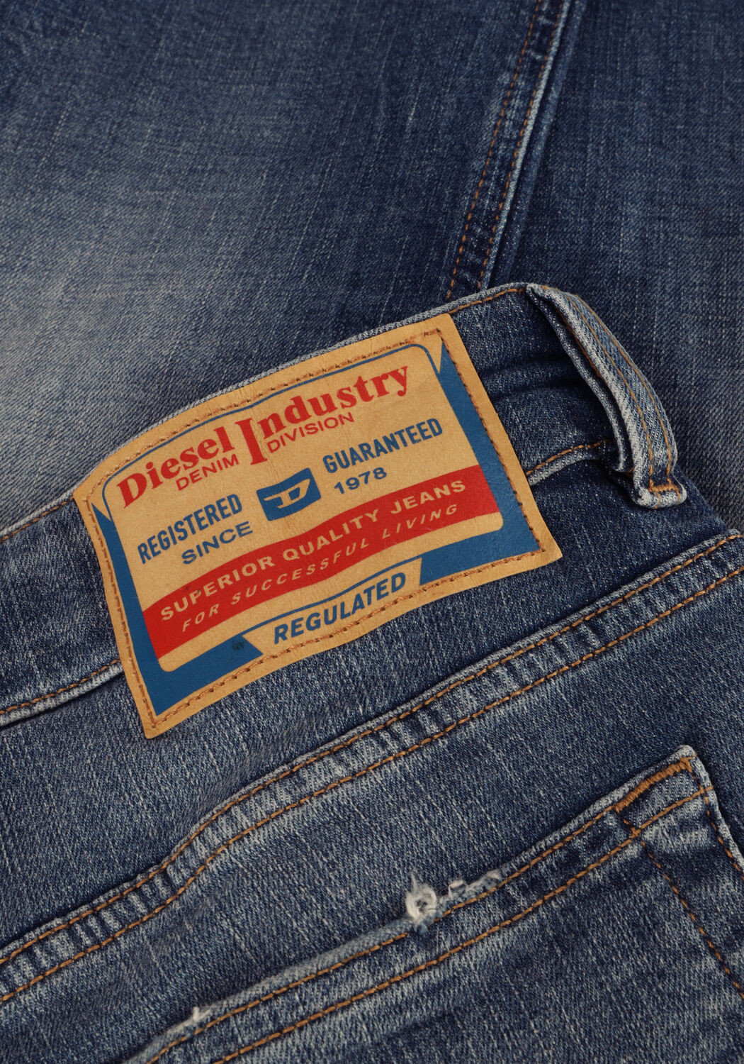 Donkerblauwe DIESEL Skinny jeans 1979 SLEENKER - large