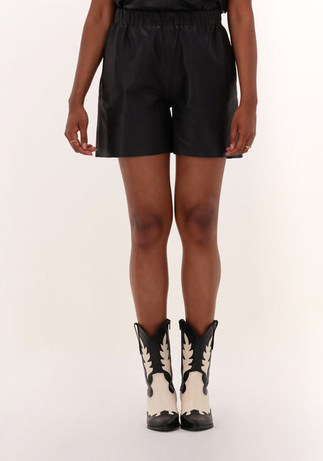 Zwarte NOTES DU NORD Broeken/jumpsuits DEBBIE LEATHER SHORT - large