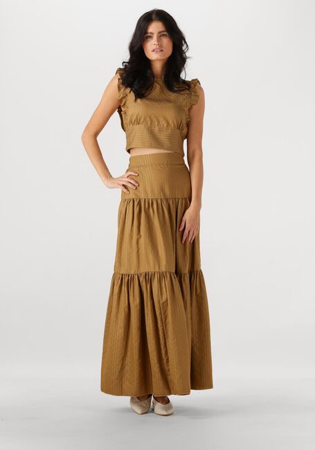 Groene AMAYA AMSTERDAM Maxirok PEARL SKIRT - large