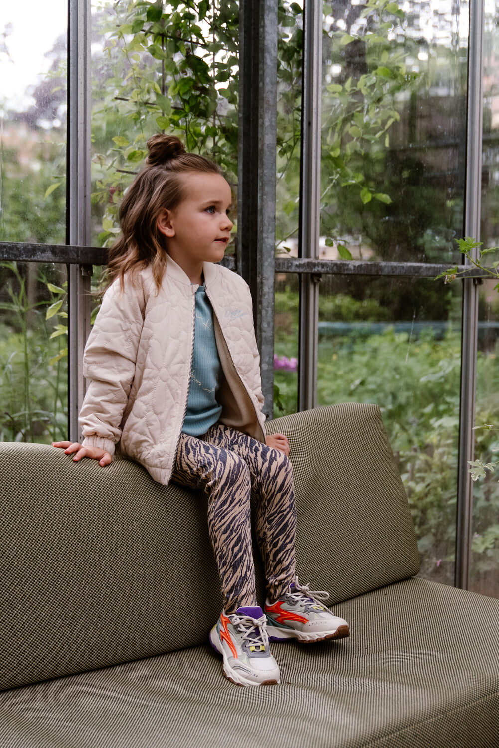 DAILY7 Jack OVERSIZED BOMBER JACKET Cr&egrave;me - large