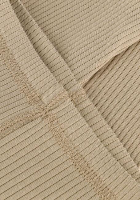 QUINCY MAE Legging RIBBED LEGGING en beige - large