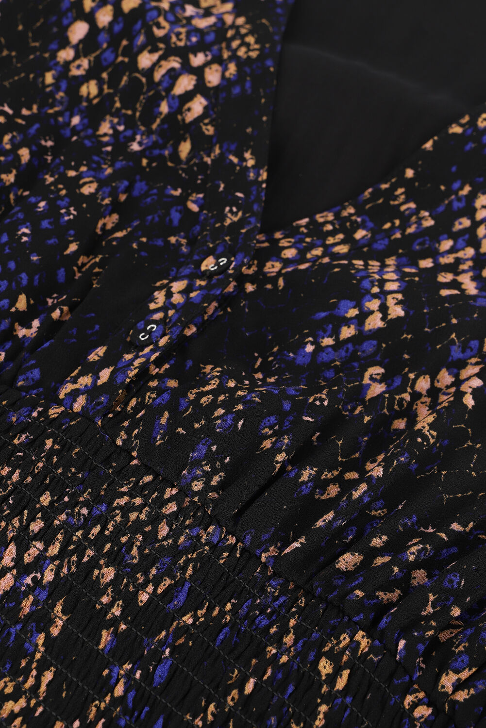 Zwarte SECOND FEMALE Midi jurk FLORETTE MIDI DRESS - large